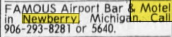 Airport Motel - Oct 1986 For Sale